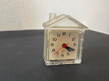Load image into Gallery viewer, Vintage 80s Lucite Travel Clock
