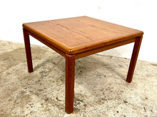 Load image into Gallery viewer, Vintage Danish Modern Teak with Rosewood Inlay Side Table
