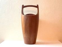 Load image into Gallery viewer, Vintage 1960s Danish Modern 15.5 Inch Teak Ice Bucket by Jens Quistgaard for Dansk Denmark
