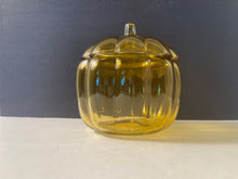 Load image into Gallery viewer, Vintage Glass Pumpkin Cookie Jar or Candy Jar
