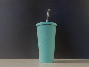 Starbucks Mermaid Logo Tumbler Tiffany Blue 16oz