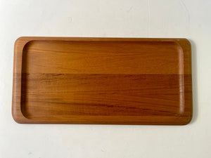Vintage 60s Trio of Danish Teak Nesting Serving Trays by Digsmed