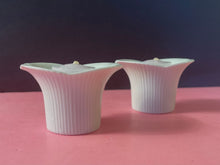 Load image into Gallery viewer, Vintage Pair of White Ceramic Votive Holders by Mikasa
