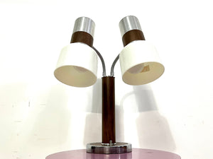 Vintage 60s Double Gooseneck Desk Lamp